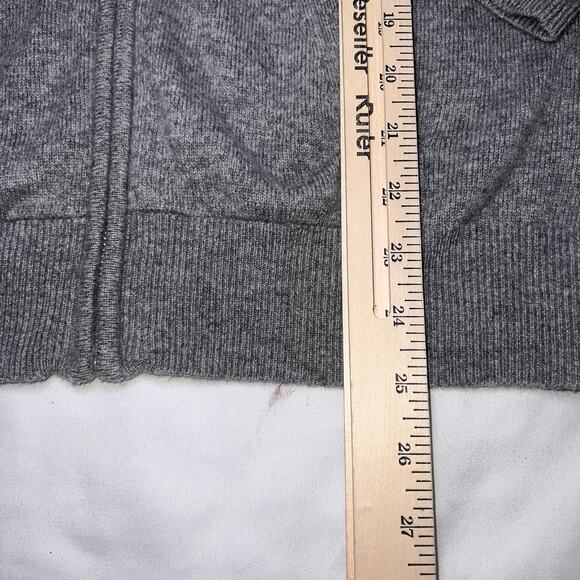 Quince Hoodie Women's Size M Gray 100% Cashmere Full-Zip Sweater Casual Travel - Picture 6 of 14